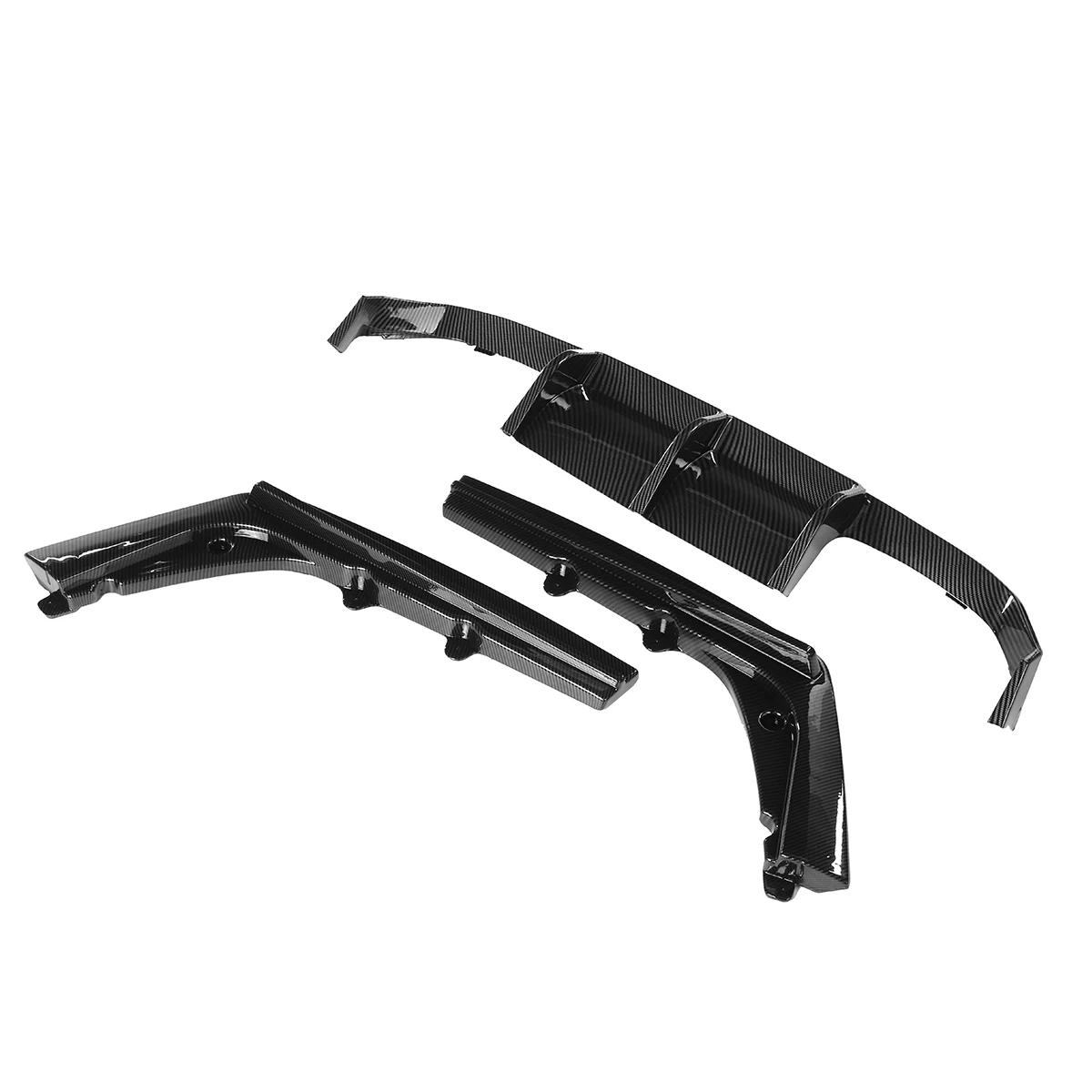 New 3x Car Rear Bumper Splitter Diffuser Lip Protector Spoiler Deflector Lips Guard Protection For BMW F80 M3 F82 M4 2015-2020 | Автомобили