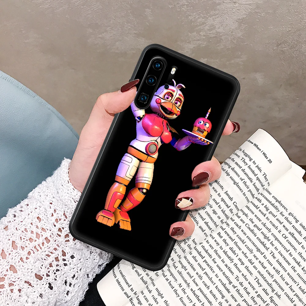 

five nights at freddys Phone Case For Huawei P Mate Smart 10 20 30 40 Lite Z 2019 Pro black Etui Soft Hoesjes 3D Shell Painting