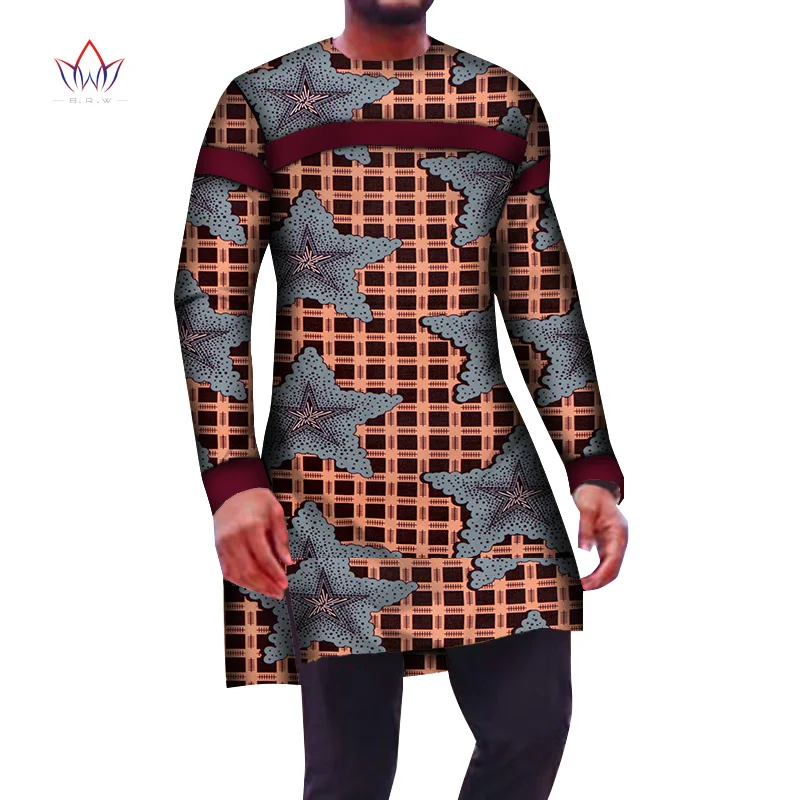 Новые модные рубашки с длинным рукавом Дашики африканская одежда мужские
