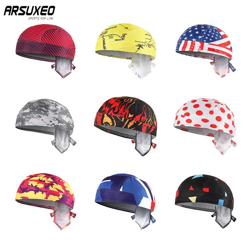 ARSUXEO зимняя велосипедная шапка защита от солнца Пиратская кепка для бега занятий