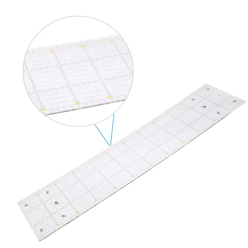 HHO Diy ручные Лоскутные инструменты для шитья ног на заказ акриловый материал 60x15