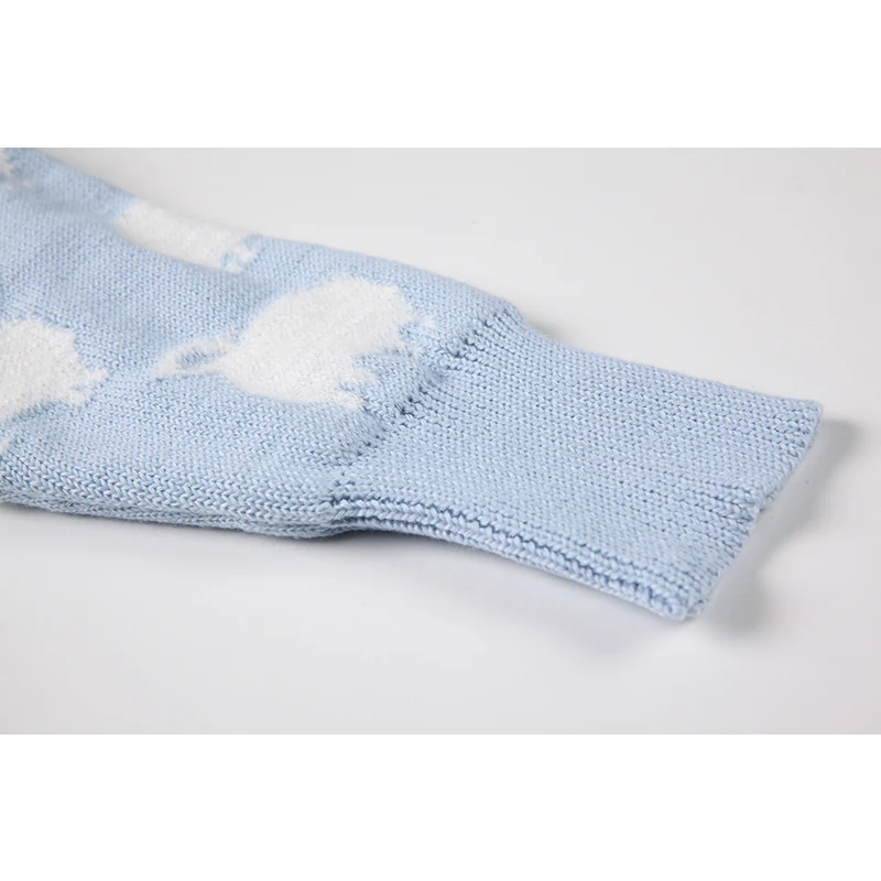 Женский трикотажный кардиган с длинным рукавом повседневный свободный оверсайз