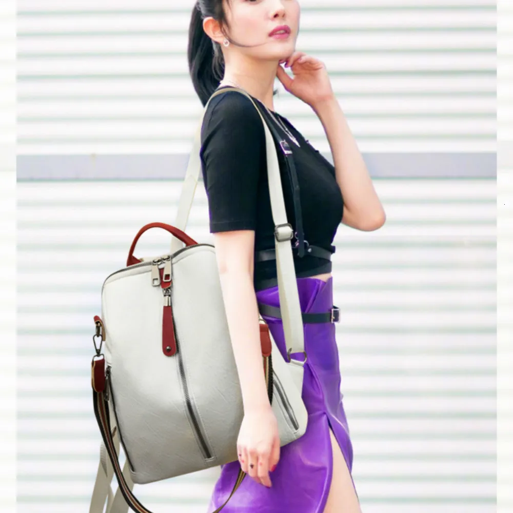 Women Backpack Female High Quality Soft Leather Book School Bags For Teenage Girls Sac A Dos Travel Back pack Rucksacks Mochilas | Багаж и