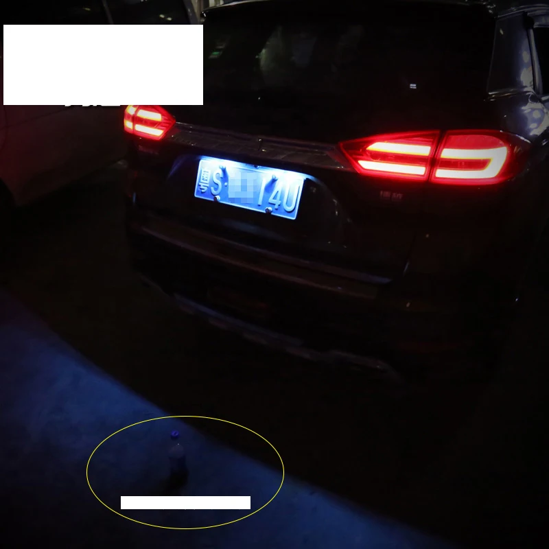Lsrtw2017 светодиодный автомобильный багажник автомобиля лицензии светильник лампа для Geely Boyue Atlas интерьер Молдинги аксессуары