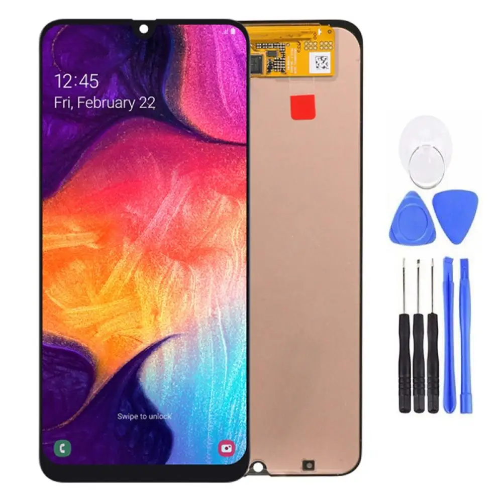 Дигитайзер сенсорного экрана AMOLED в сборе для Samsung Galaxy A50 2019 A505F/DS A505FD A505 ATouch