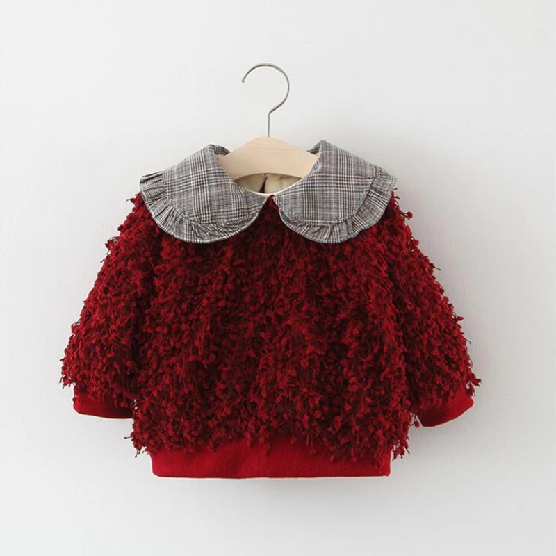 2020 г. поступление свитеров для маленьких девочек топы с длинными рукавами