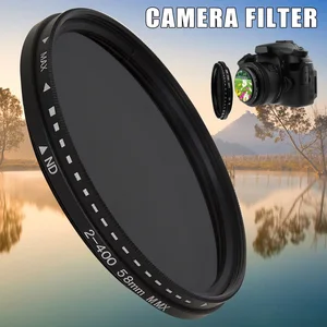 Fader Variable ND Filter Einstellbare ND2 zu ND400 Neutral Density für Kamera Objektiv ND998