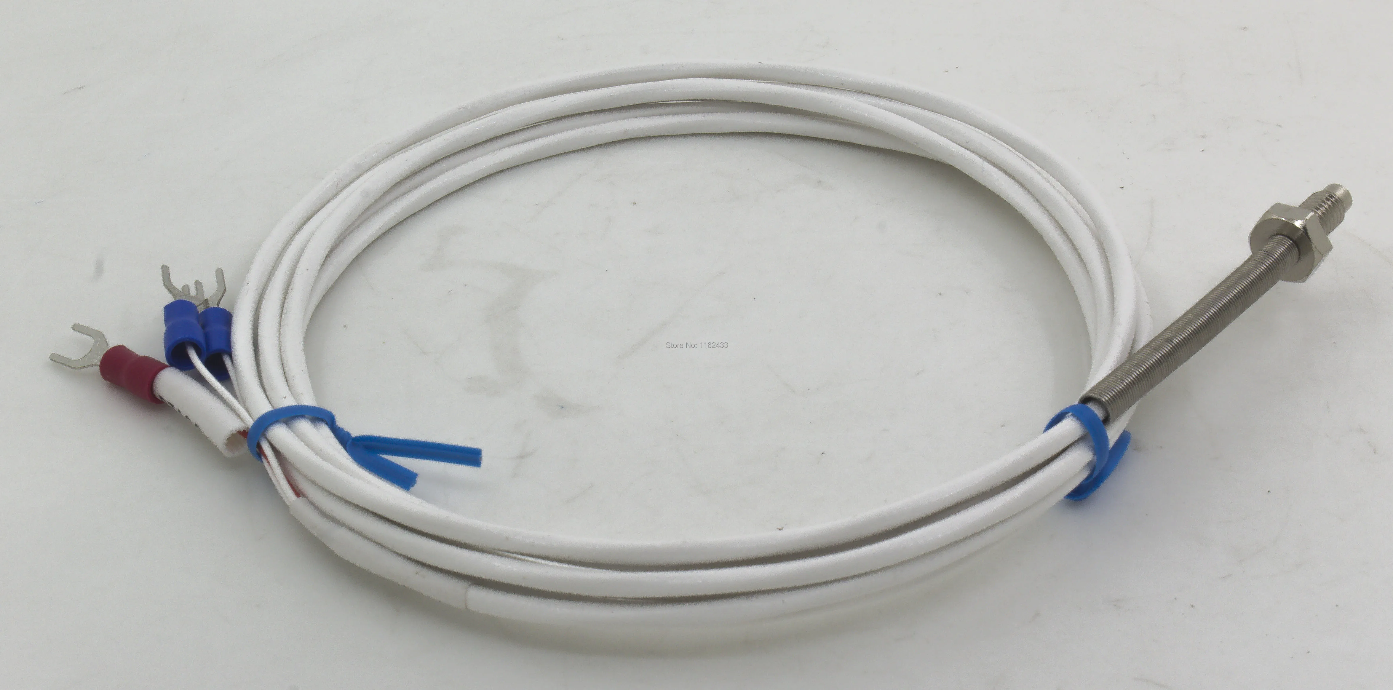 FTARB02 PT100 Тип M6 Болтовая головка с пружиной 2 м высококачественный кабель PTFE RTD винт