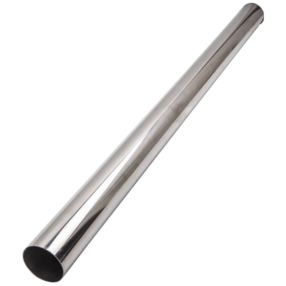 

3" inch 76mm OD 4' Feet Long Stainless Steel Straight Exhaust Tube for Universal