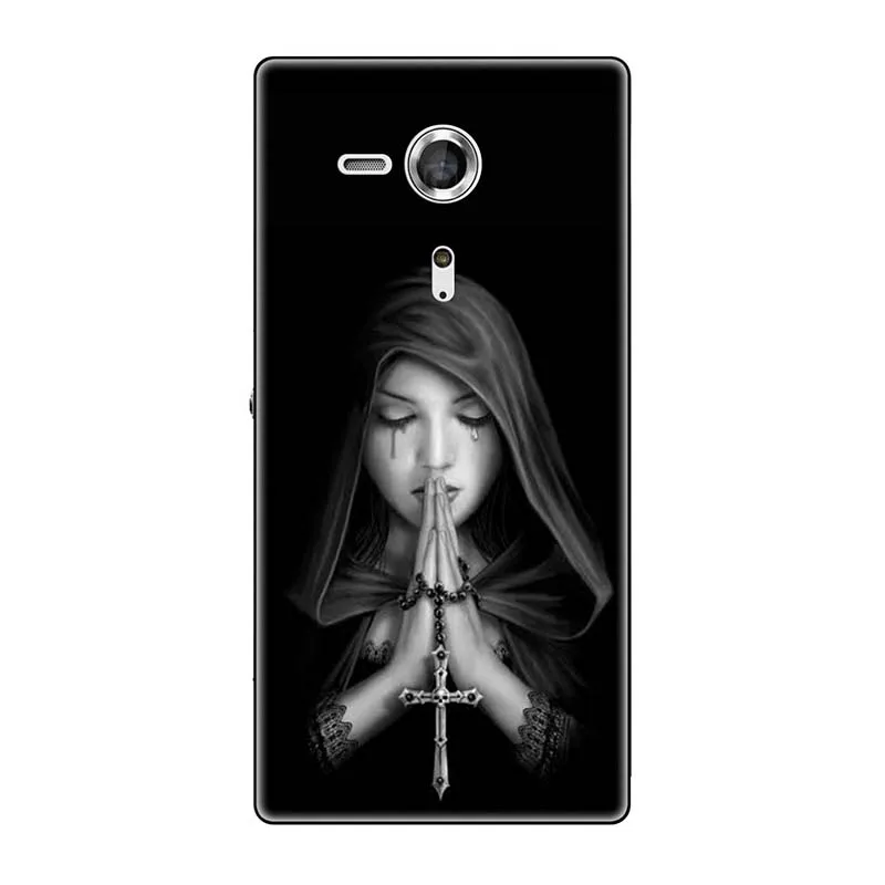 Телефонные чехлы для sony Xperia SP M35 M35h M35C C5303 C5306 C5302 чехол с принтом(розы); волк милый чехол-крышка с узорами чехол для телефона чехол Fundas Para - Цвет: A295