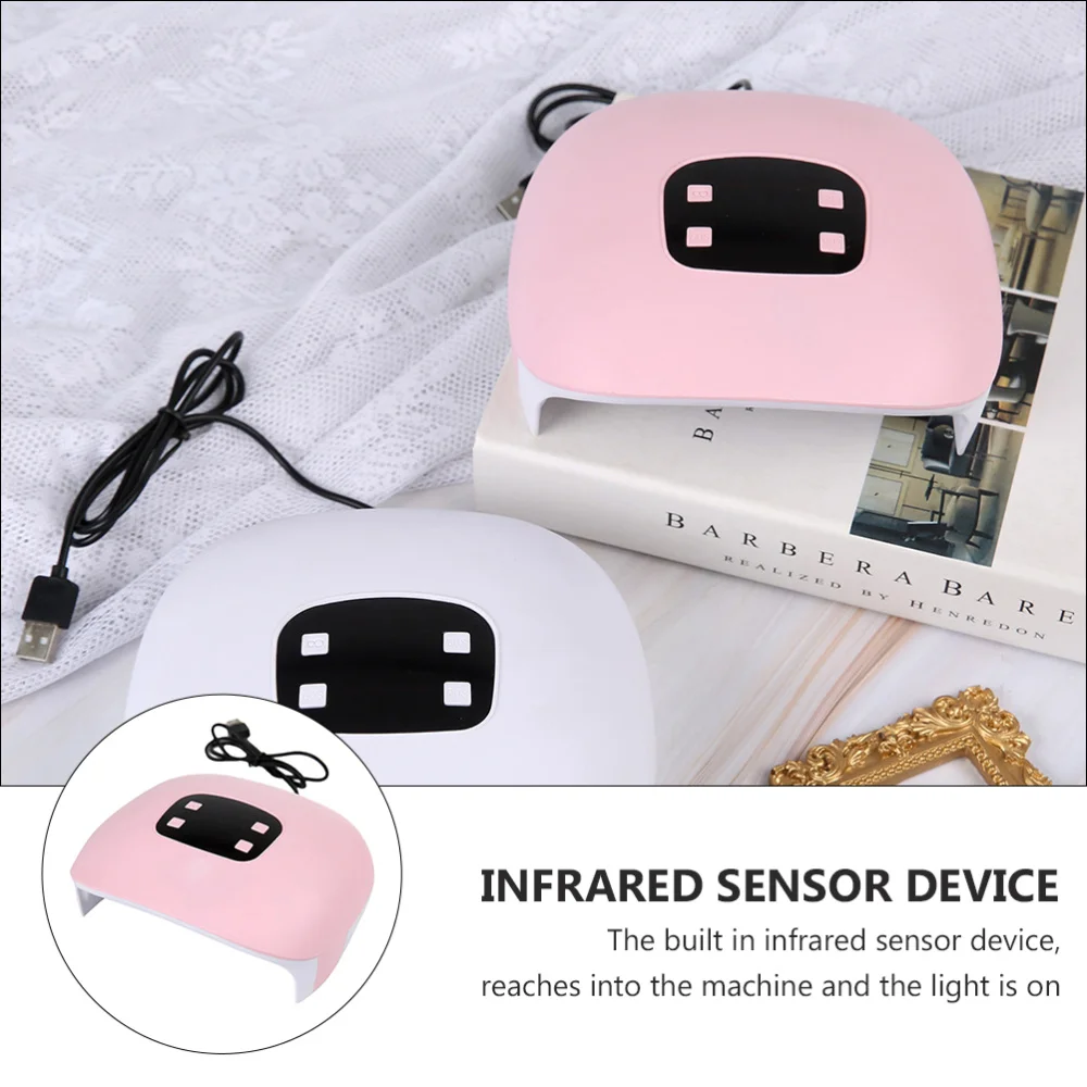 

20-LED Nail Art Lamp USB Drying Light Portable Practical Desktop Dryer Lamp