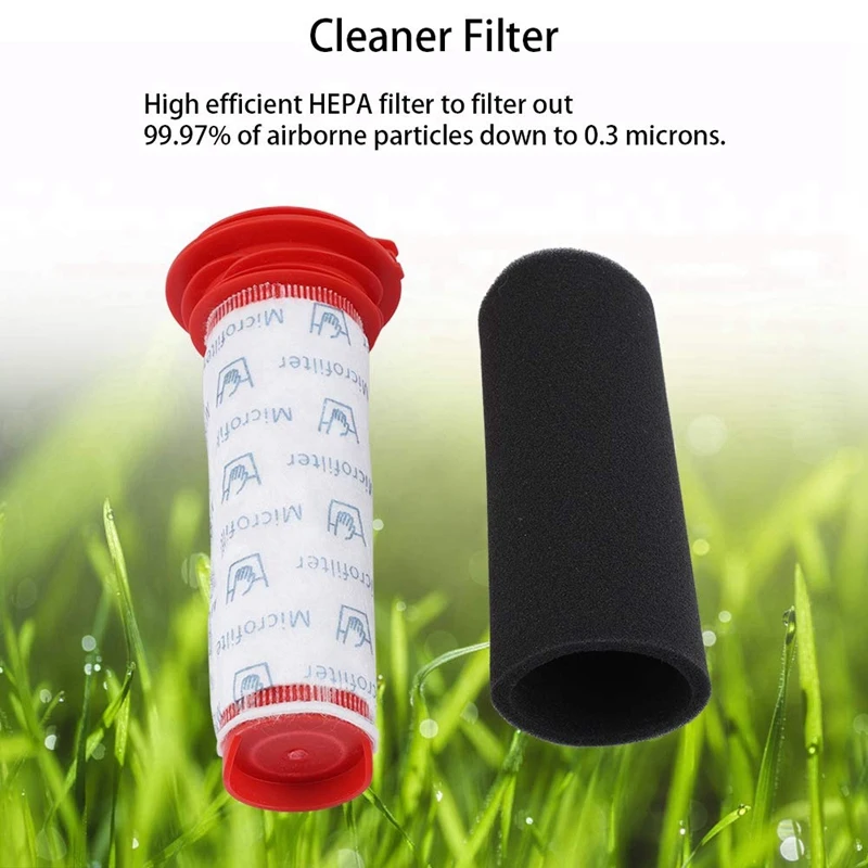 4Pcs Washable Main Stick Filter + Foam Insert for BCH6 754176 754175 Athlet Cordless Vacuum Cleaner | Бытовая техника