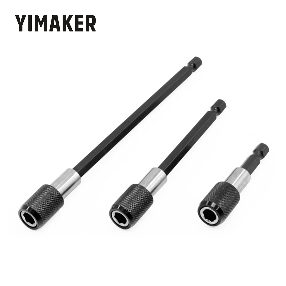YIMAKER 3 шт. 1/4 дюйма шестигранный хвостовик отвертка держатель для бит удлинитель