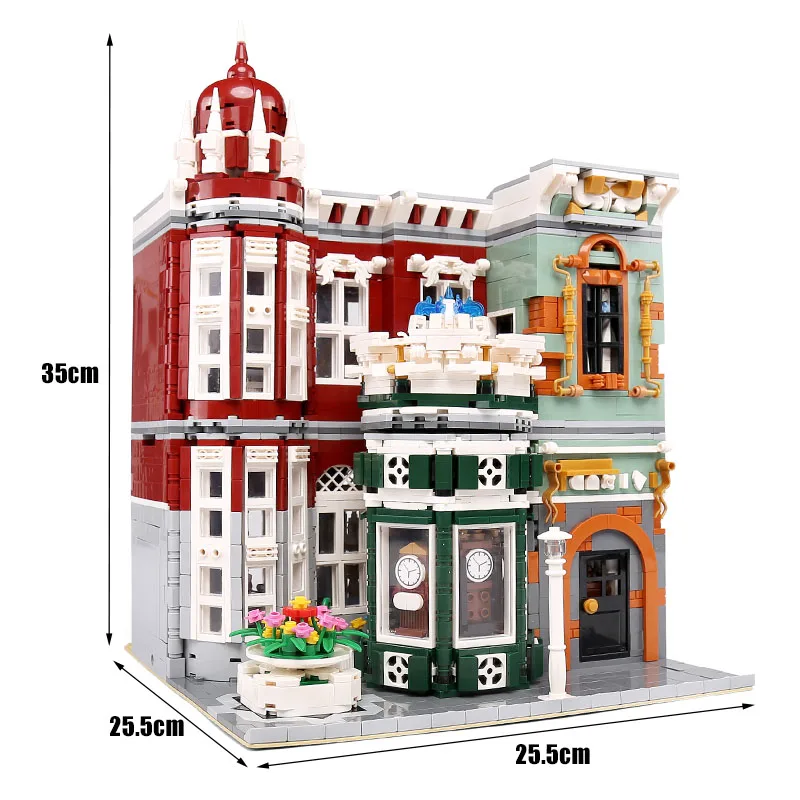 

MOULD KING MOC Street View Antique Collection Shop Building Blocks Bricks For Children DIY Educational Toys Birthday Gifts