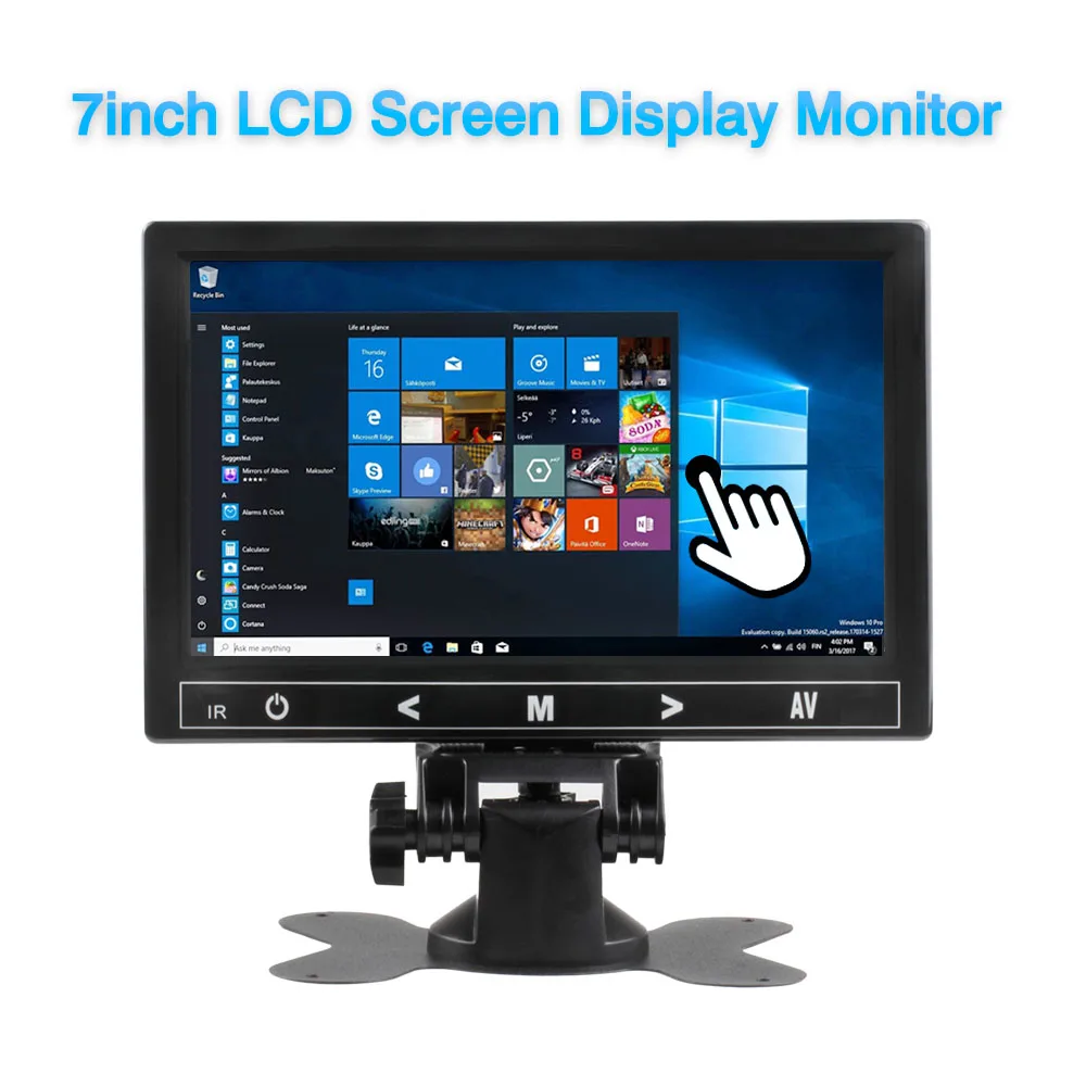 7 &quotLCD HD Беспроводной автомобильный подголовник монитор HDMI/VGA/AV/USB/SD TV &amp PC 2