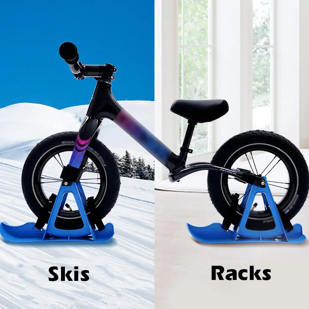 

Winter Skiing Children Bike Snowboard Kids Bicycle DIY Balance Bike Equipment Ski Scooter Board Tools
