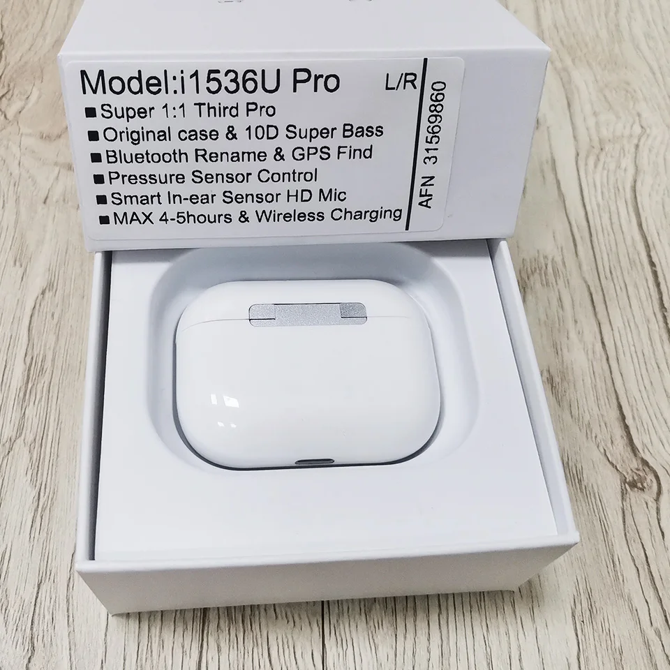 Новый i1536U Pro Наушники вкладыши TWS с Беспроводной наушники Bluetooth 5 0 подсветка для