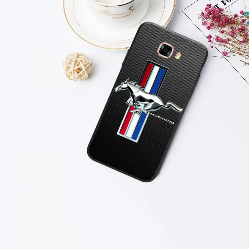 

Luxury Car brand Ford Mustang for samsung A10 coque fundas etui for samsung galaxy A50 A51 A70 A71 note 8 9 10 cases cover