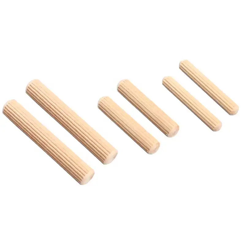 100 шт. деревообрабатывающий набор швабры круглый рифленый деревянный корпус