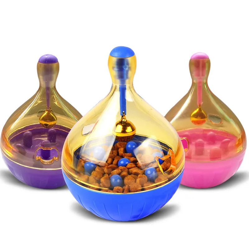 Интерактивная игрушка для кошек IQ мячик умнее игрушки домашних животных еды