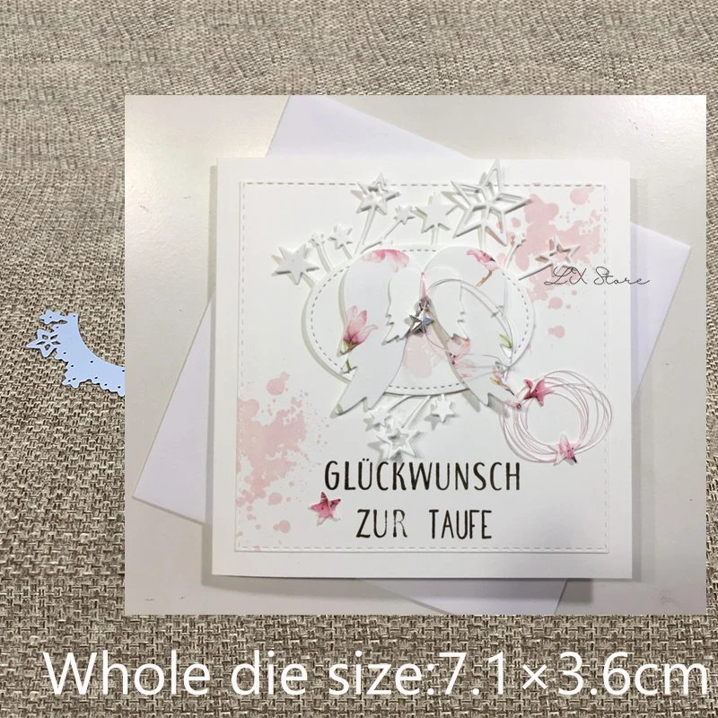 Новый дизайн ремесло металла высечки звезда край украшения скрапбук альбом