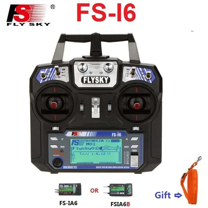 Flysky FS-i6 FS I6 2 4G 6ch RC передатчик контроллер FS-iA6 или FS-iA6B приемник для