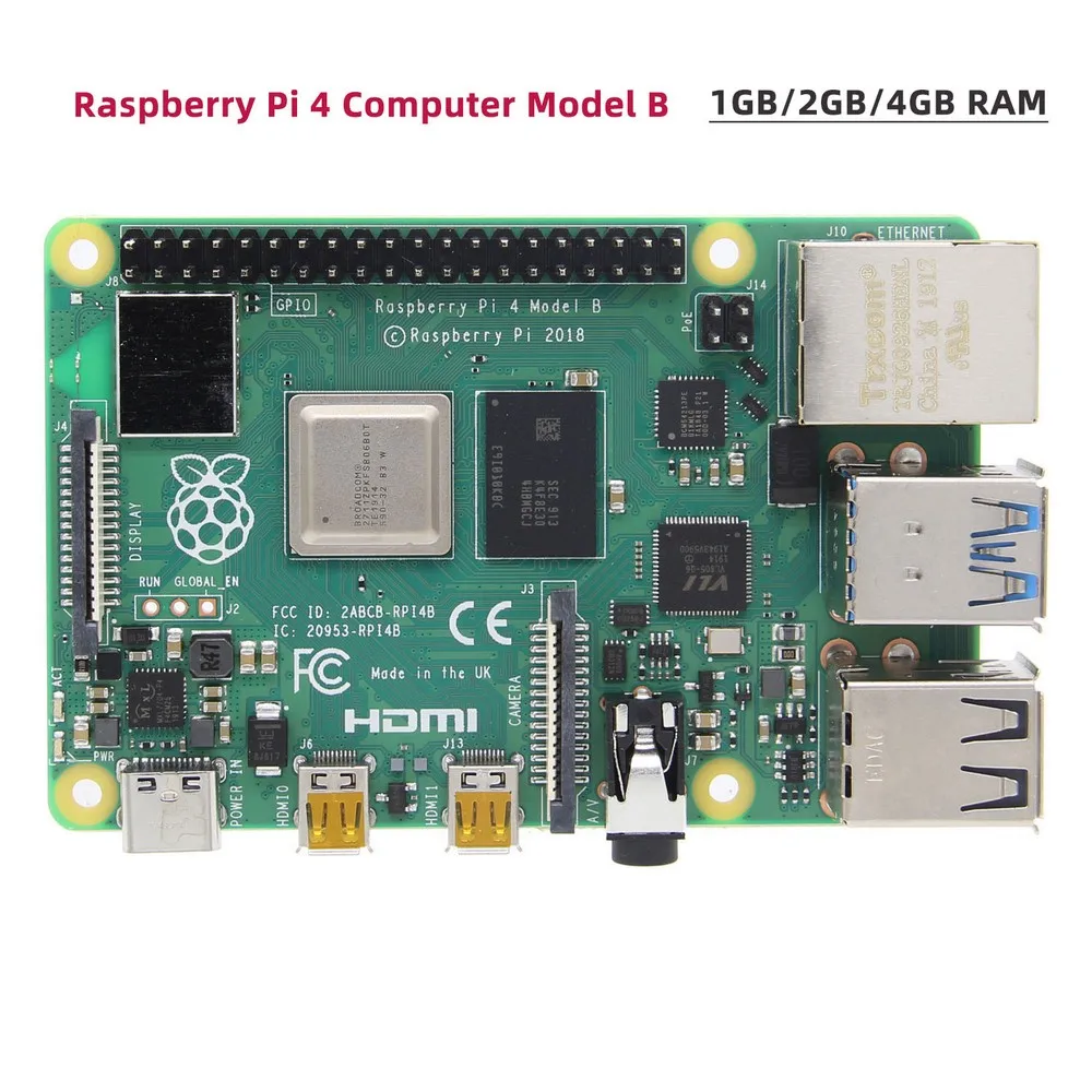 Материнская плата Raspberry Pi 4 Модель B 4B С ОЗУ 8 ГБ/4 ГБ | Компьютеры и офис