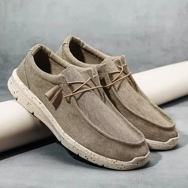 

Mens Casual Shoes 2021 Spring New Style Men's Canvas Shoes Lightweight Mens Gym Shoes Thick-soled Men's Sneakers Plus Size 48