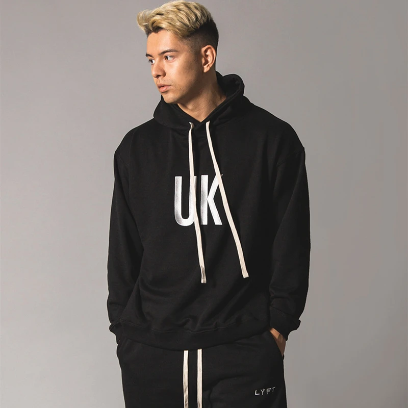 

UK & JP Brand 2020 Casual Mens Running Hoodies Sport Slim Fit Sweatshirt Hooded Tracksuit Hoodie Sweatshirts Training Pullover