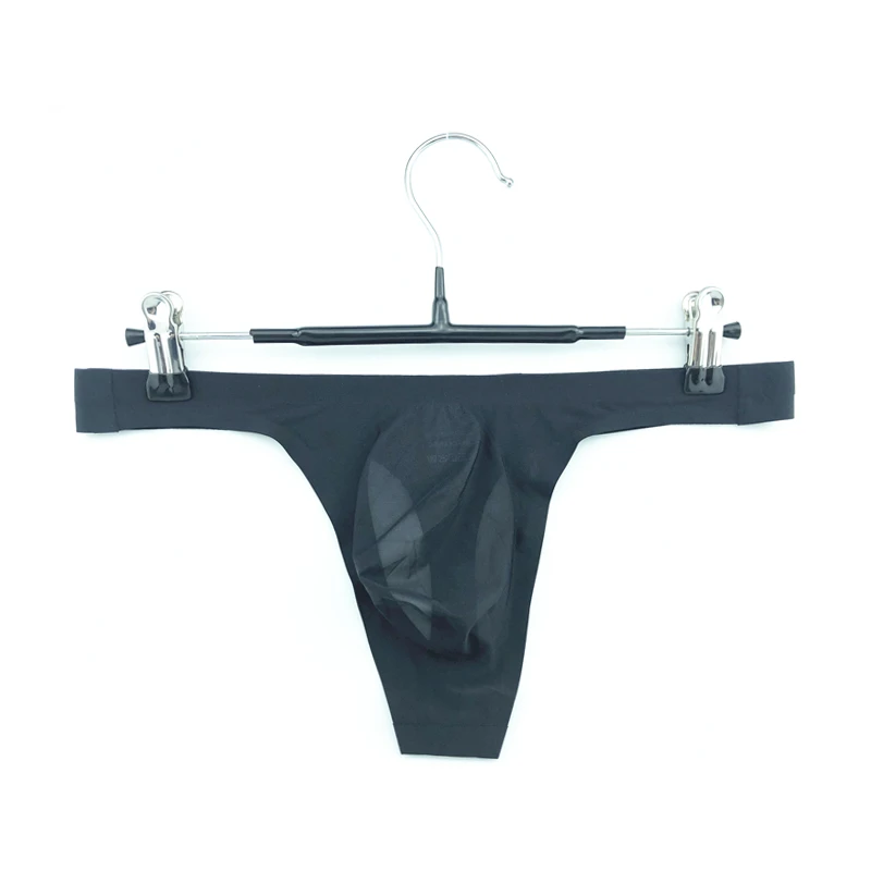 Мужские стринги из сверхтонкого вискозы серые Бесшовные сексуальное нижнее