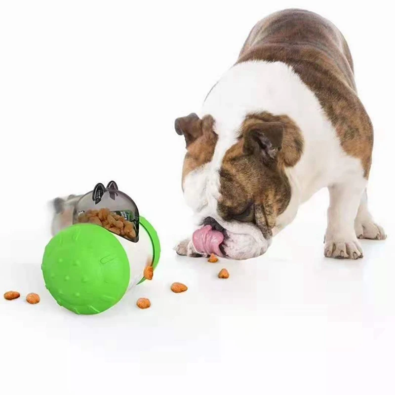 

Pet Cat Dog Toy Tumbler Puzzle Toy Food Leakage Ball Feeder Slow Dispenser For Dogs Cats Feed Pet Accessories