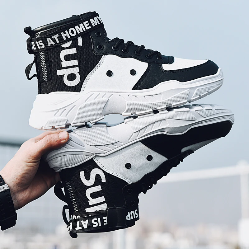 NIKEzi мужские высокие винтажные классические лоферы в форме сетки удобные