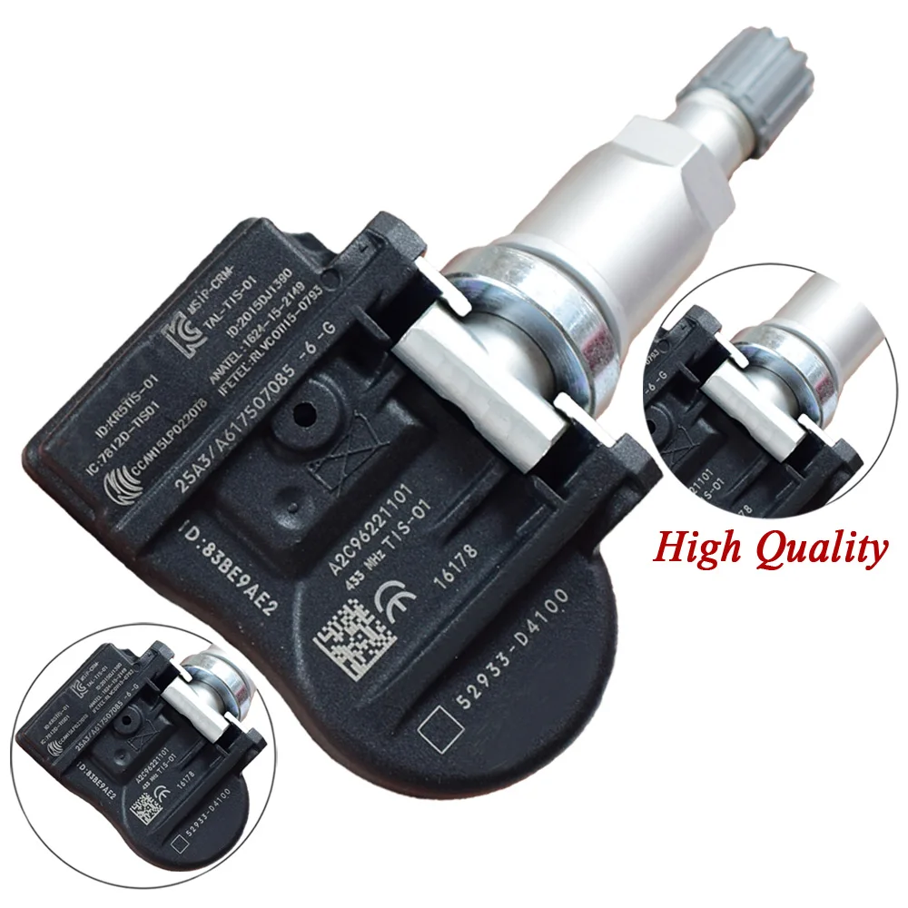 52933-D4100 52933-F2000 52933D4100 52933F2000 TPMS Tire Pressure Monitoring Warning Sensor For KIA Niro Optima Genesis G90 | Автомобили и