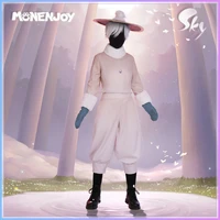 monenjoy sky children of the light cosplay season of belonging limited white cotton trousers suit costumes sets