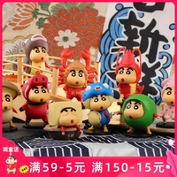 bandai q version 8 complete sets full set of crayon shin chan ingredients fairy tale series professional model play gift decorat