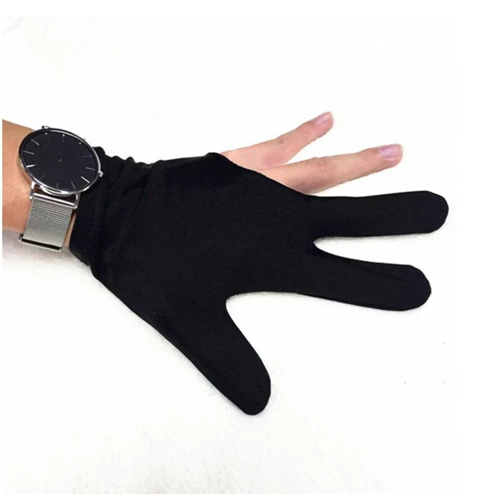 

1 шт., новинка, снукер с тремя пальцами, ткань из лайкры, подходит как для левой, так и для правой руки, аксессуары для бильярда