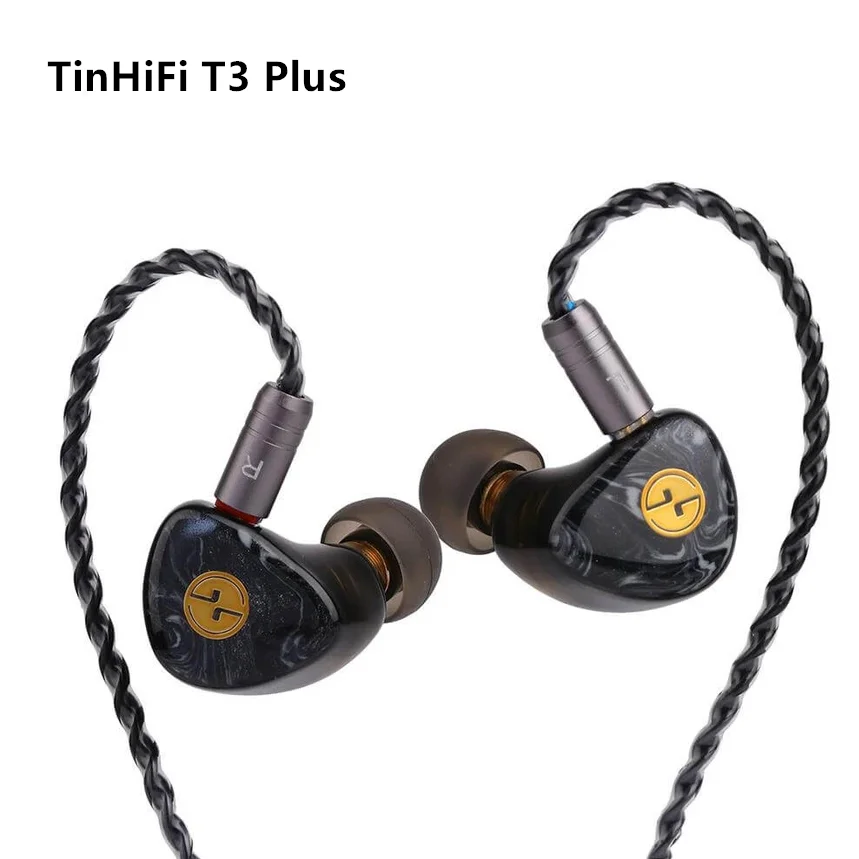 

TINHIFI T3 Plus Resin HIFI In Ear Earphone Monitor 10mm Driver Earbud Bass Music IEM with Detachable 2Pin T1 Plus T2 T3 T4 T5