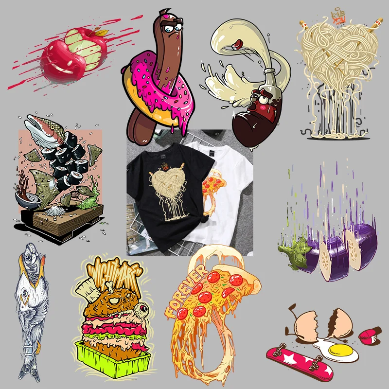 Смешные переводные наклейки с изображением еды переводки яйцами сделай сам