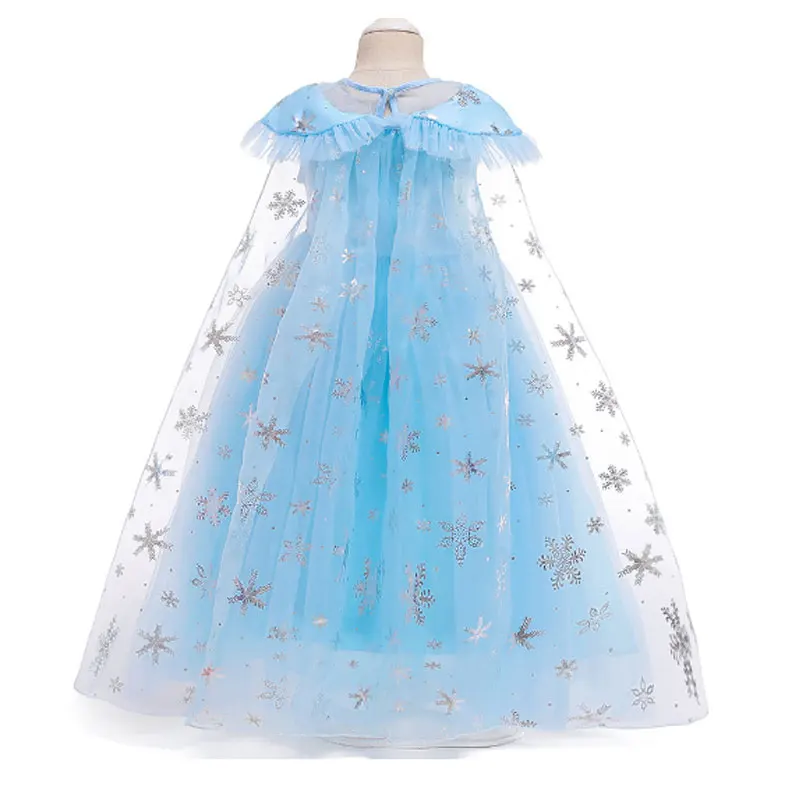 2020 платье принцессы Эльзы для девочек детские платья костюмы Хэллоуина дня