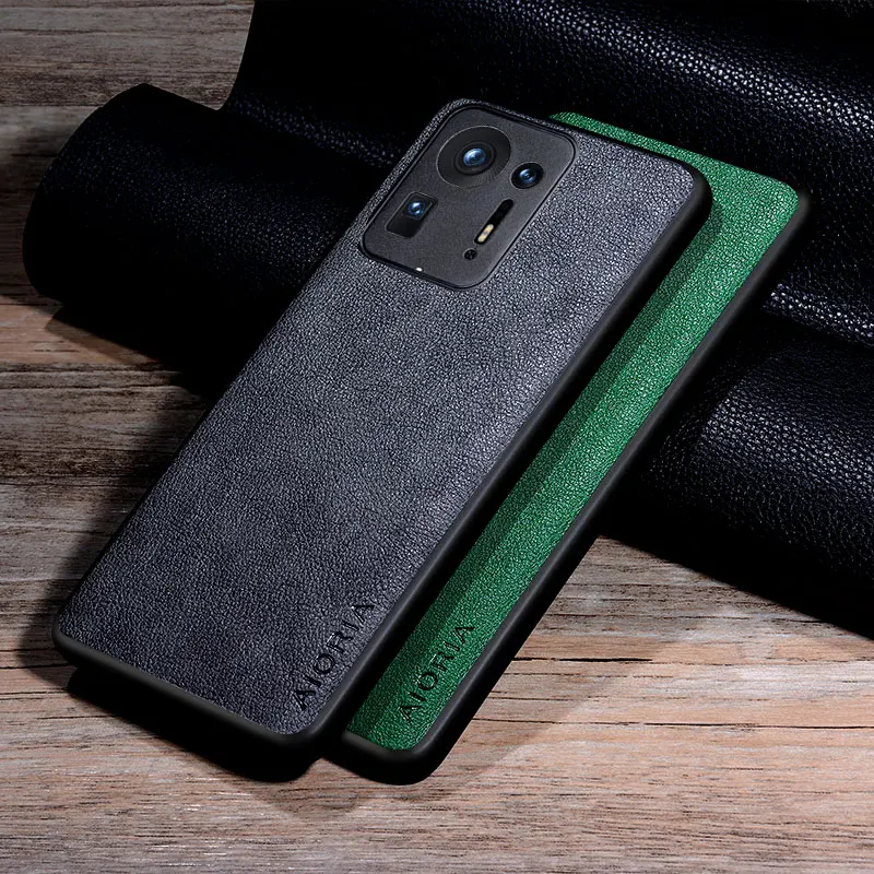 Роскошный чехол для телефона Xiaomi Mi Mix 4 тонкий Премиум из искусственной кожи в