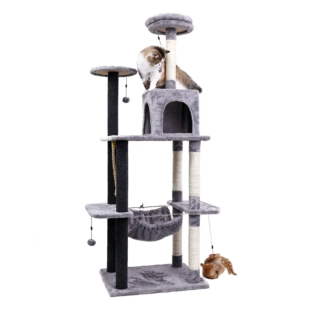 Speedy Pet многофункциональное кресло креативный кубический домик с когтеточкой съемные подушечки для питомцев кошачье дерево с шариком