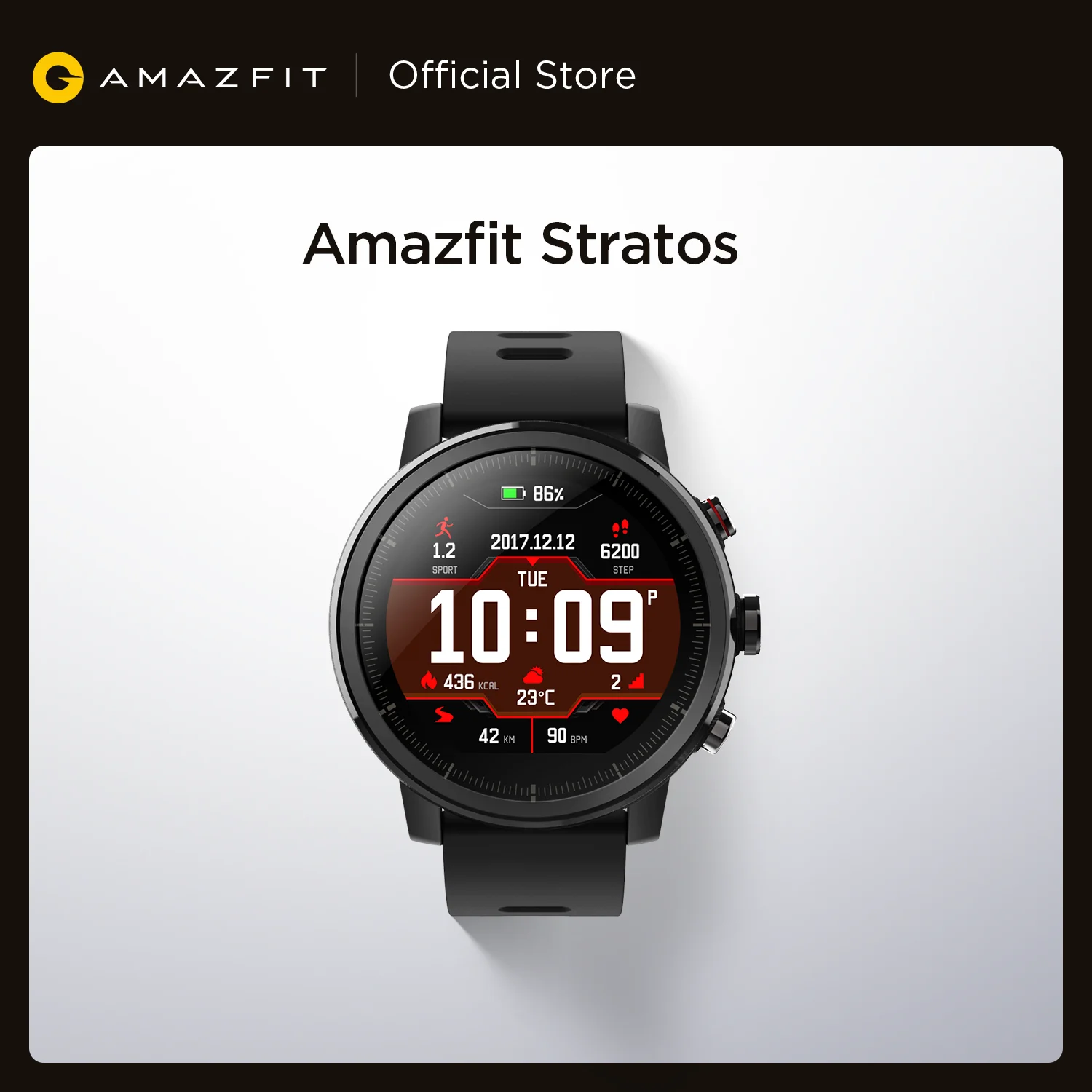  Amazfit Stratos, умные часы, Bluetooth, GPS, счетчик калорий, водонепроницаемость 50 м, для телефонов Android, iOS 