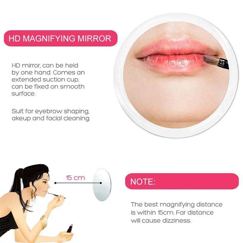FRCOLOR полезное 10X увеличивающее стеклянное зеркало увеличение Макияж инструмент
