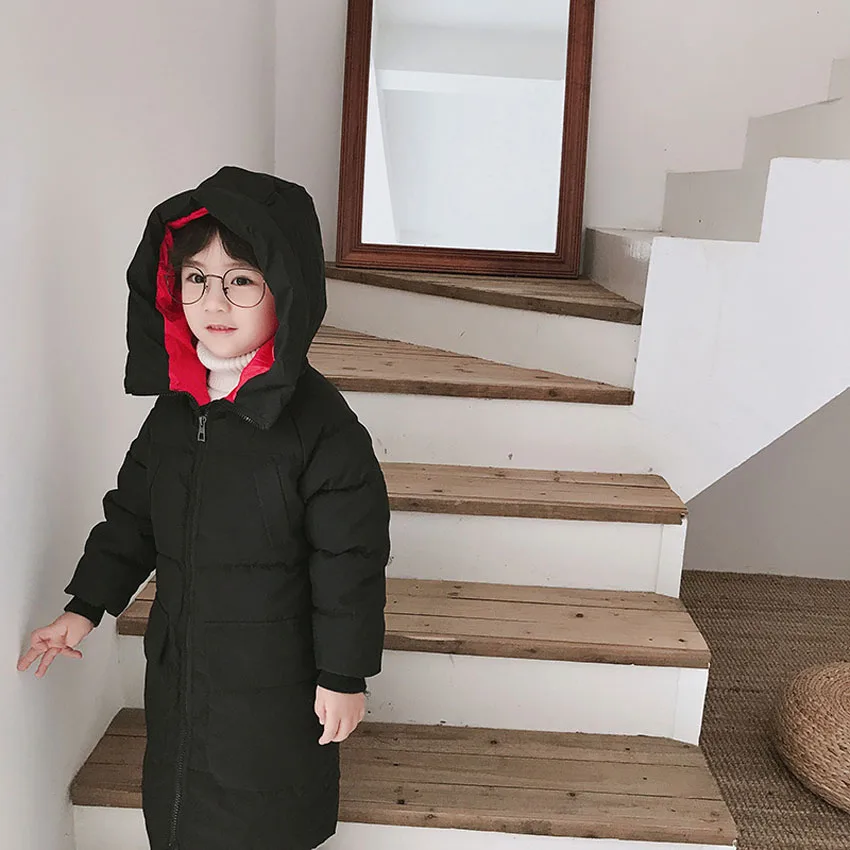 Benemaker зимняя длинная куртка для мальчиков и девочек детская парка с рисунком