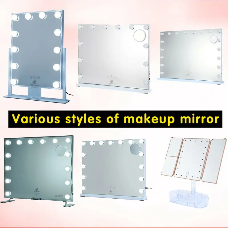 Yonntech Makeup Mirror LED Cosmetic Mirror With Lights Magnifying Light Up Vanity Mirror