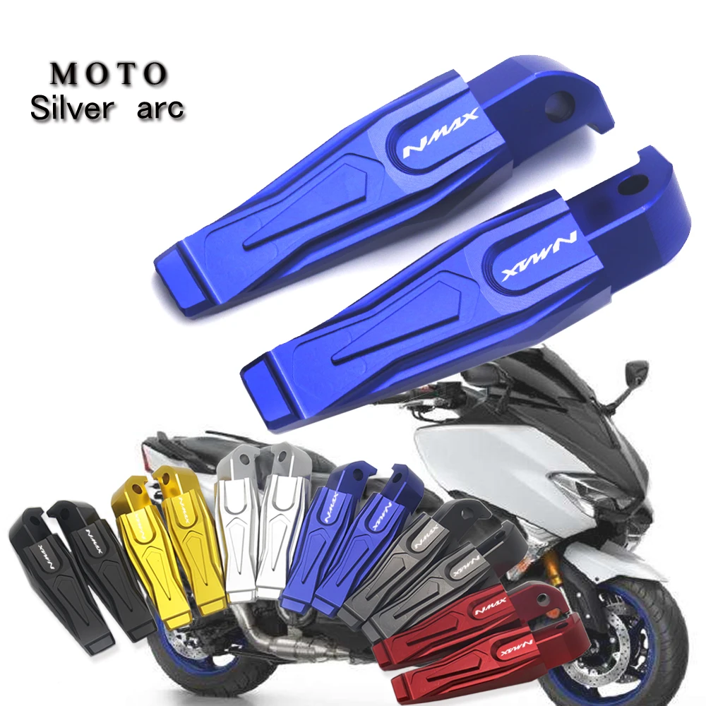 

Для Yamaha NMAX 155 NMAX155 NMAX 150 N-MAX155 2015-2021 алюминиевые подставки для мотоцикла с ЧПУ подставка для ног пассажира 6 цветов