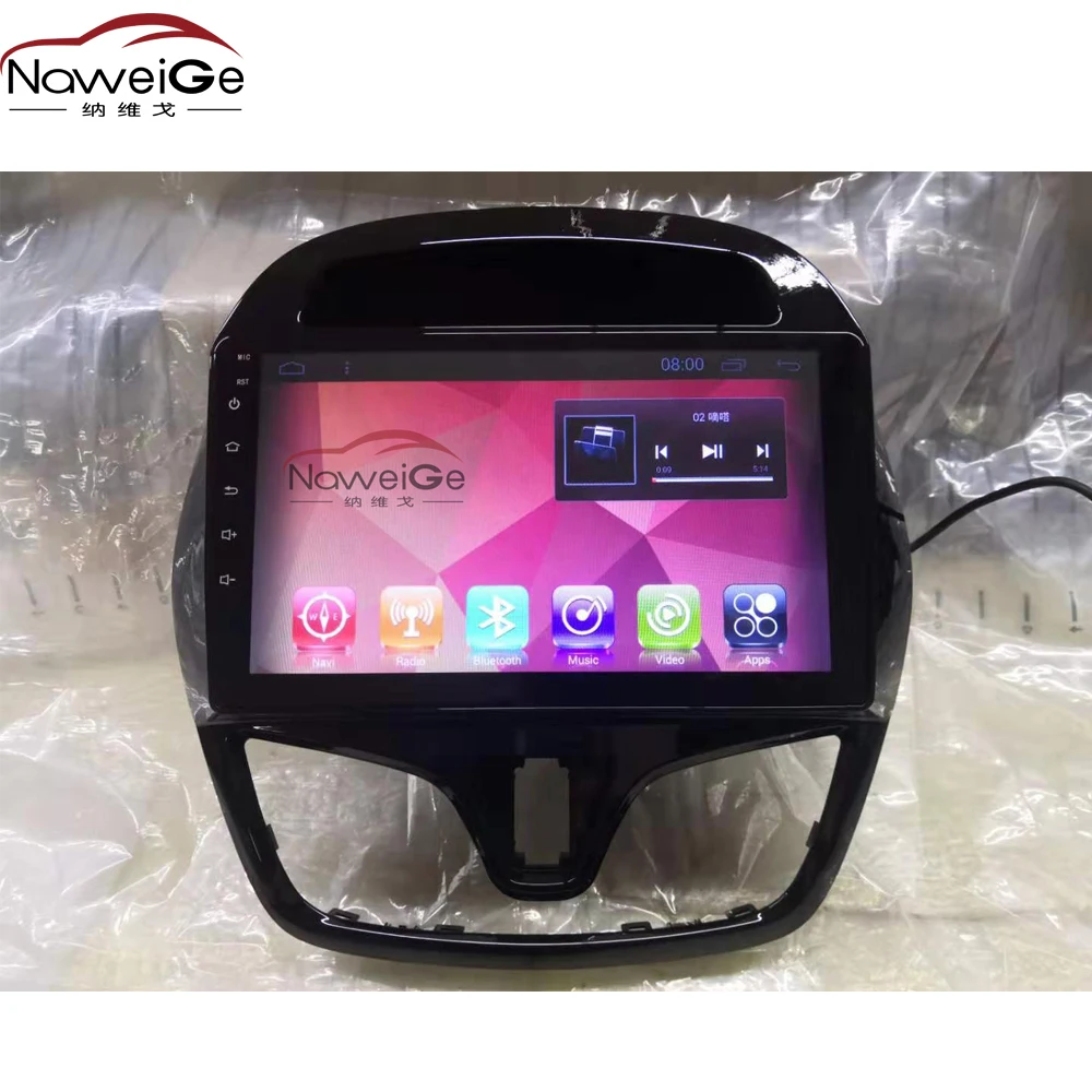 NaweiGe 9 дюймов Android автомобильный dvd для Chevrolet Spark/Beat/Matiz 2015 2018 Авторадио gps навигация