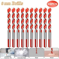 10pcs diamond drill bit set tile marble glass punching hole saw ceramic drilling core bits 3 12mm woodworking tools dropshipping