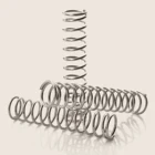 Пружины компрессионные из нержавеющей стали, диаметр проволоки 0,8 мм, Длина 304120150180200 мм, 1 шт.