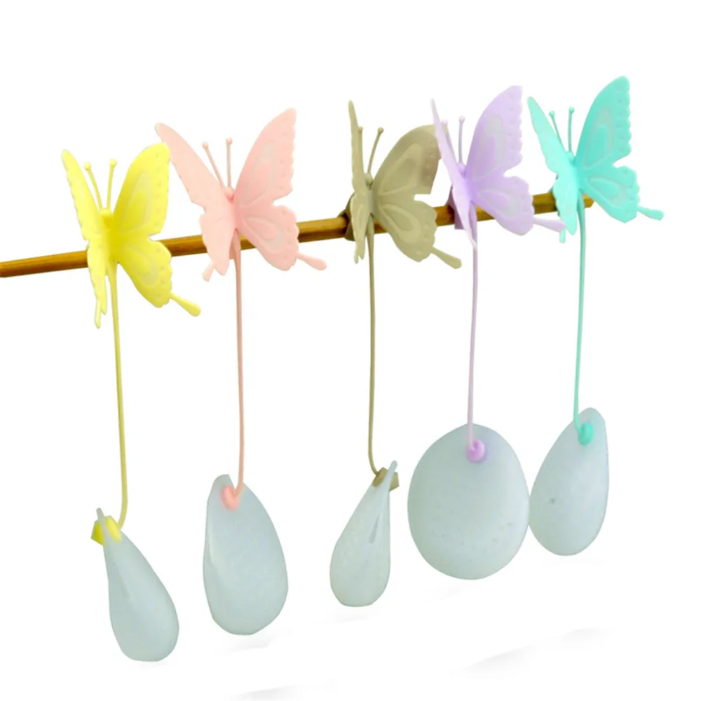 

1pc Butterfly Tea Bags Strainers Silicone Filter Tea Infuser Silica Cute Teabags for Tea & Coffee Drinkware